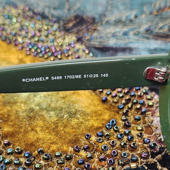 Chanel Green Sunglasses - Picture 3 of 10